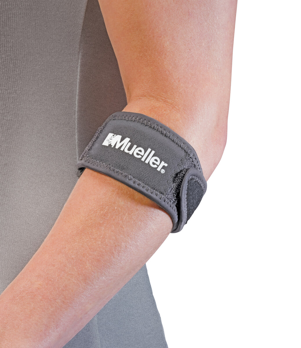 Mueller Adjust-to-Fit tennis elbow support, pásek na tenisový loket s gelovým polštářkem_6733